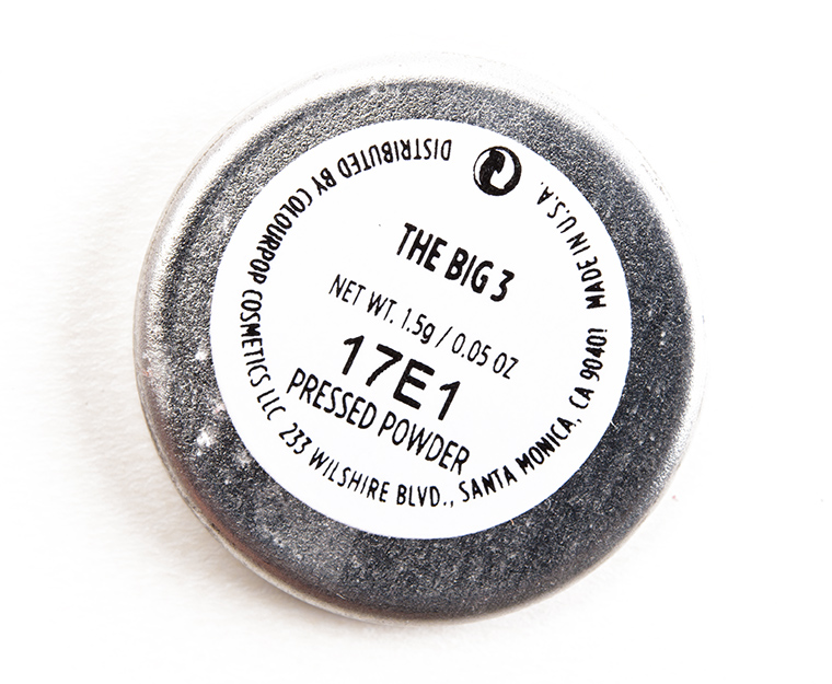 ColourPop The Big 3 Pressed Powder Shadow