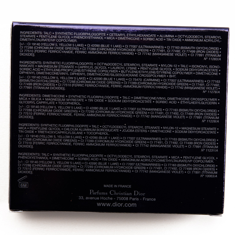Dior Expose High Fidelity Colours & Effects Eyeshadow Palette