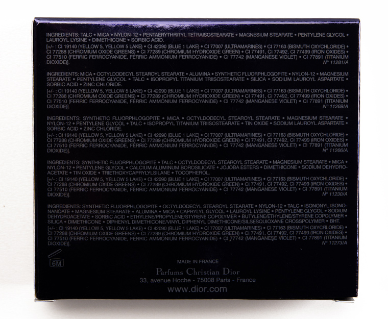 Dior Feel High Fidelity Colours & Effects Eyeshadow Palette
