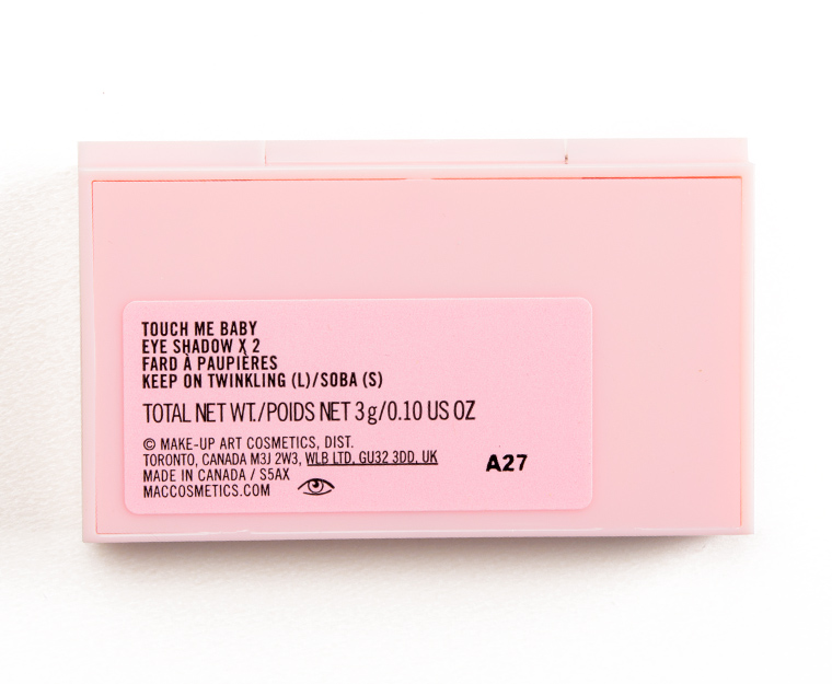 MAC Touch Me Baby Eyesahdow Duo