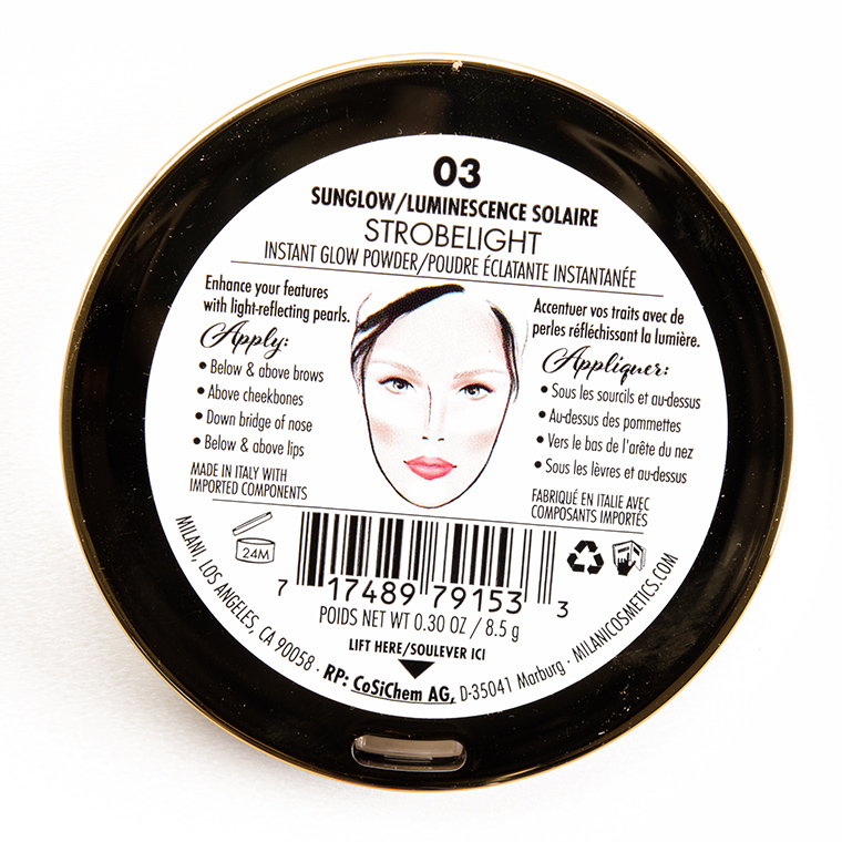 Milani Sunglow Strobelight Instant Glow Powder