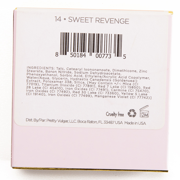 Pretty Vulgar Sweet Revenge Make Them Blush Powder Blush