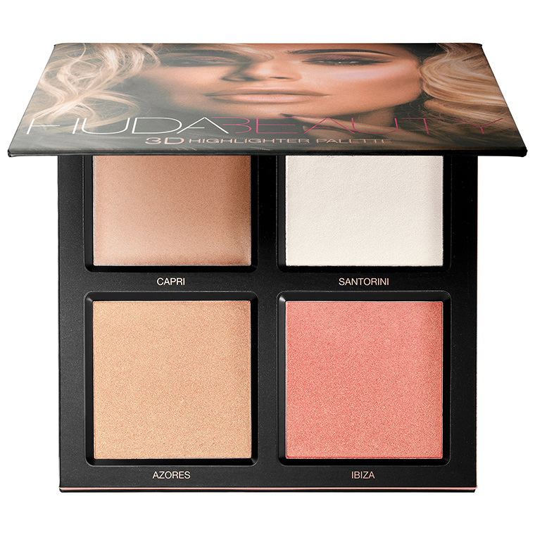 Huda Beauty 3D Highlighter Palette for Summer 2017