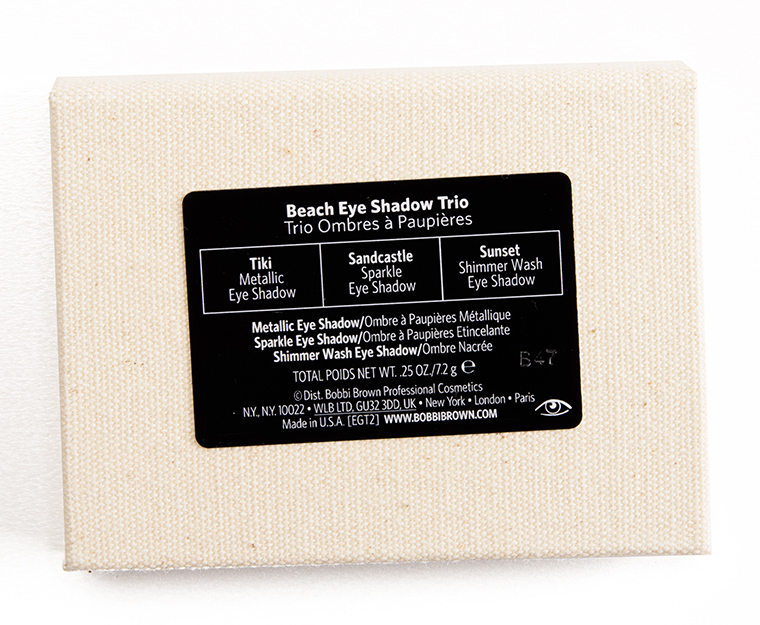 Bobbi Brown Beach Eye Shadow Trio