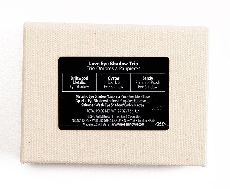 Bobbi Brown Love Eye Shadow Trio