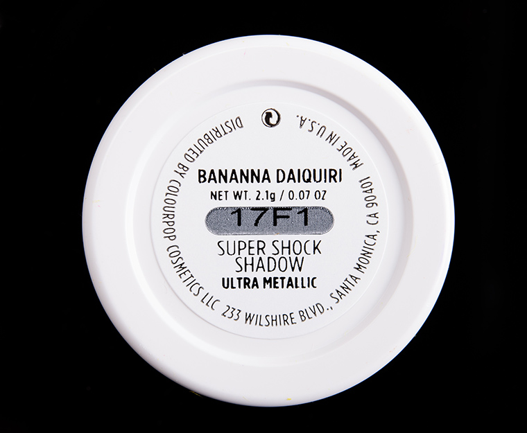 ColourPop Banana Daiquiri Super Shock Shadow