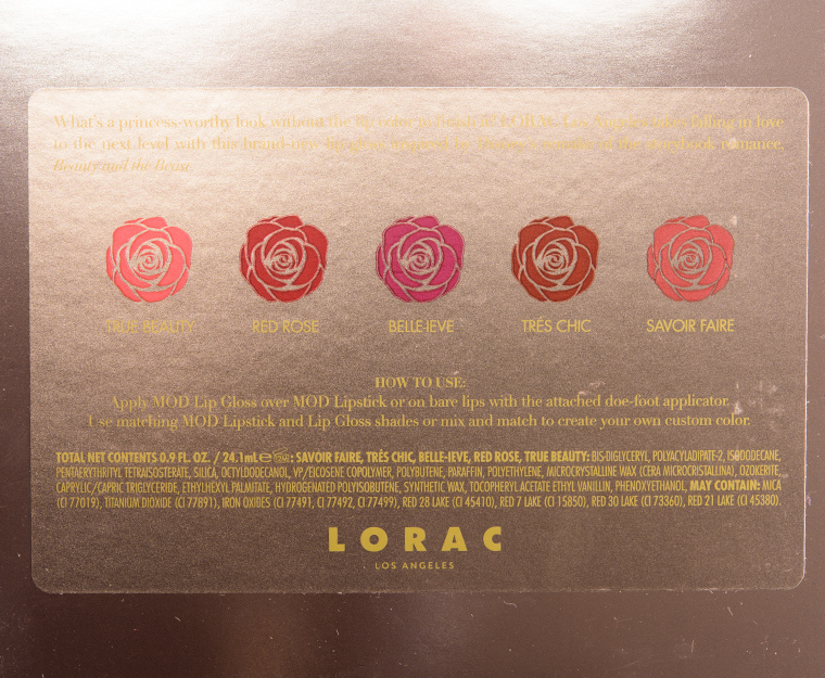 LORAC Beauty and the Beast Lip Gloss Collection Lip Gloss Collection