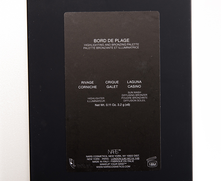 NARS Bord de Plage Fall 2017 Highlighting & Bronzing Palette