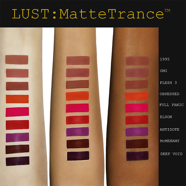 Pat McGrath Matte Trance Lipsticks for Fall 2017