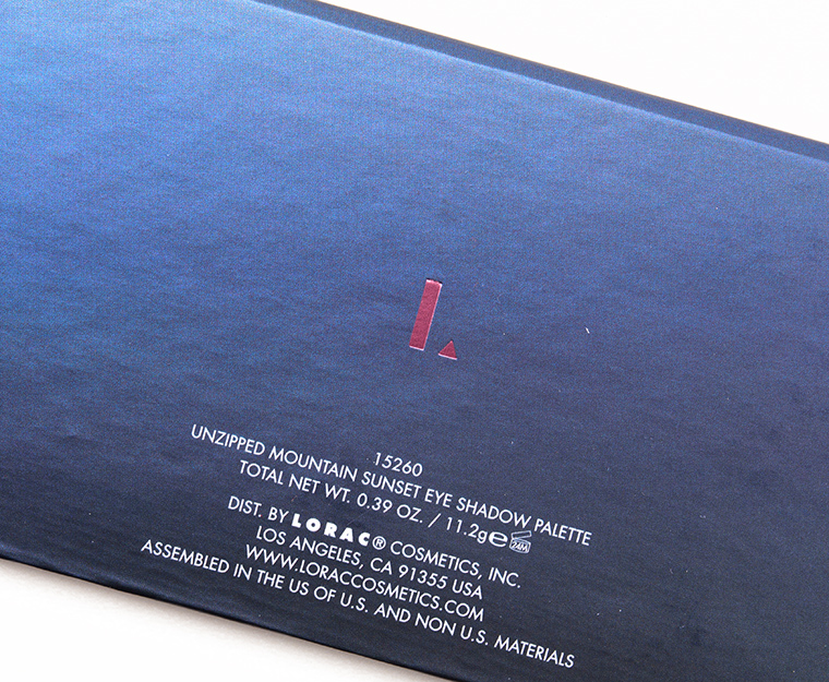 LORAC Unzipped Mountain Sunset 10-Pan Eyeshadow Palette