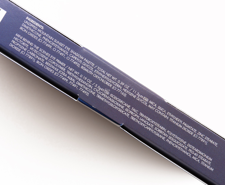 LORAC Unzipped Mountain Sunset 10-Pan Eyeshadow Palette