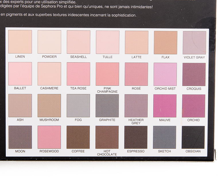 Sephora Cool PRO Eyeshadow Palette