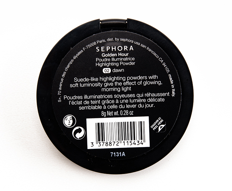 Sephora Dawn Golden Hour Highlighting Powder