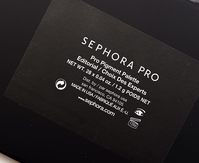 Sephora Editorial PRO Eyeshadow Palette