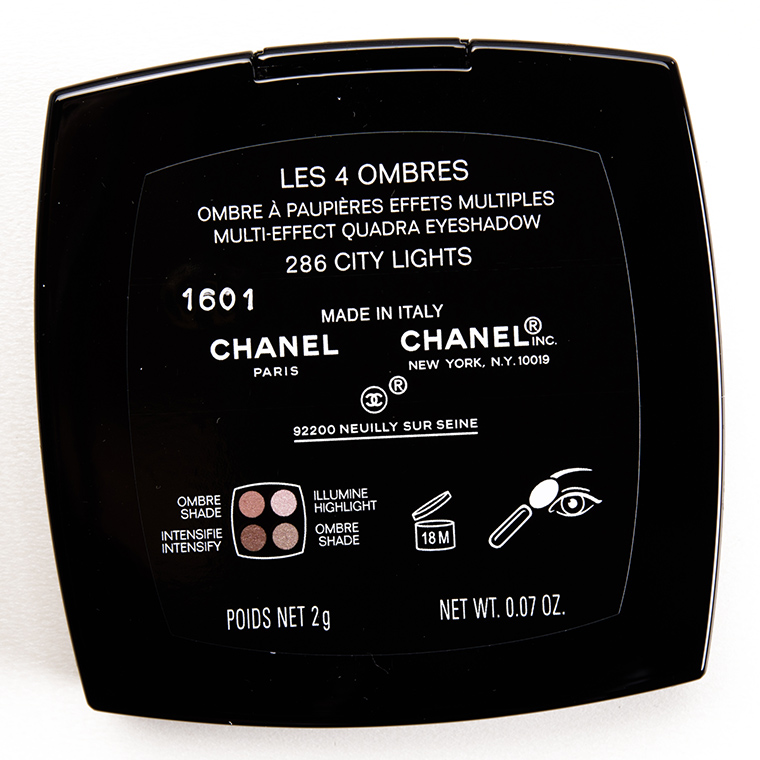 Chanel City Lights Les 4 Ombres Multi-Effect Quadra Eyeshadow