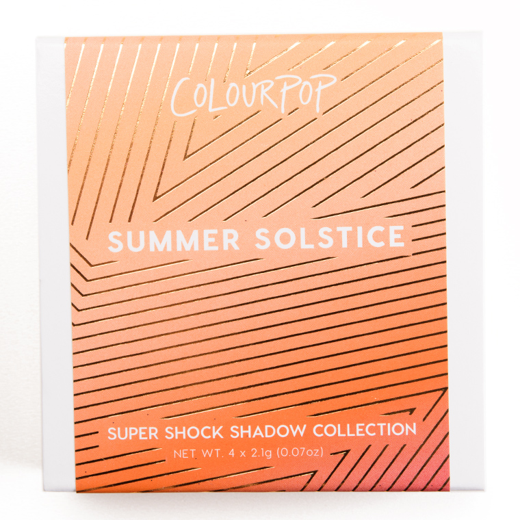 ColourPop Summer Solstice Super Shock Shadow Quad