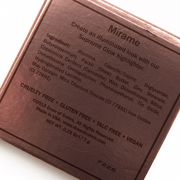 Dose of Colors Mírame Supreme Glow Highlighter