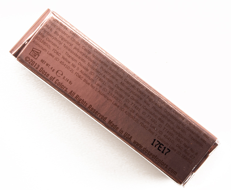 Dose of Colors No Shade Desi x Katy Lipstick