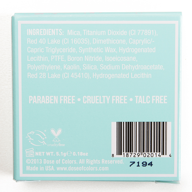 Dose of Colors Statemint Blush