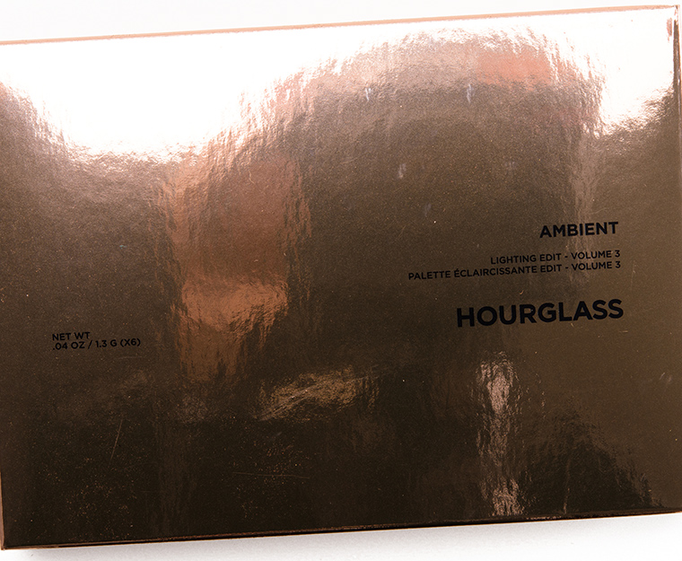 Hourglass Vol. 3 (Holiday 2017) Ambient Lighting Edit Palette