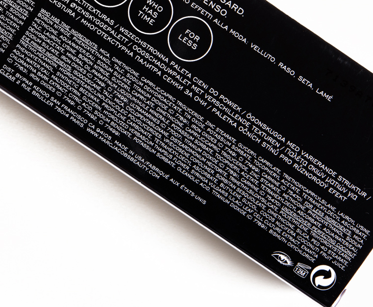 Marc Jacobs Beauty Frivoluxe Eye-Conic Multi-Finish Eyeshadow Palette
