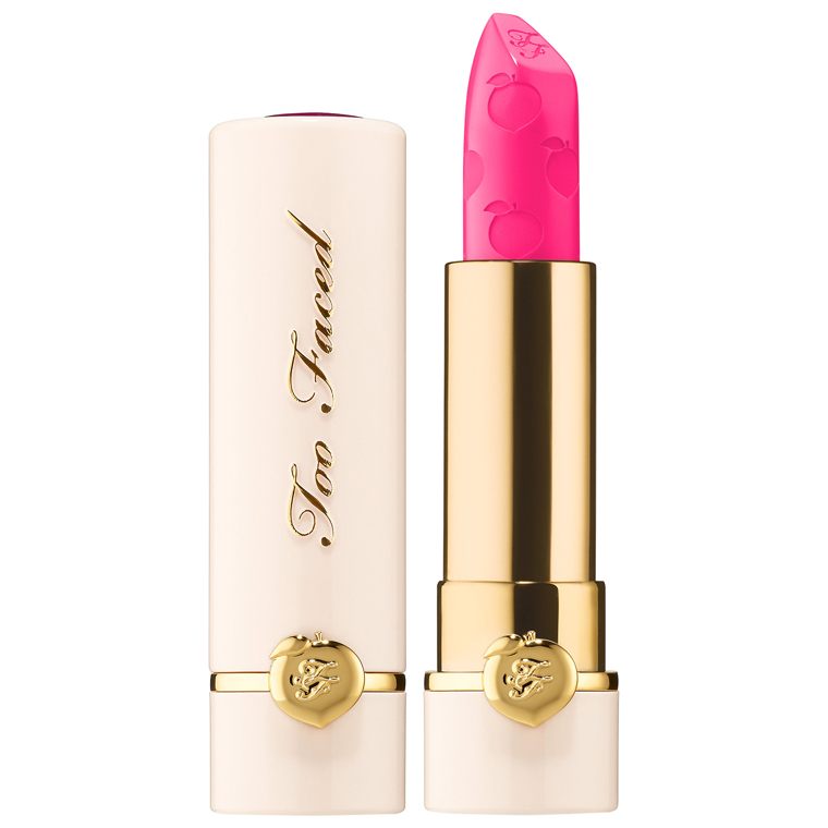 Too Faced I Think in Pink Peach Kiss Moisture Matte Long Wear Lipstick