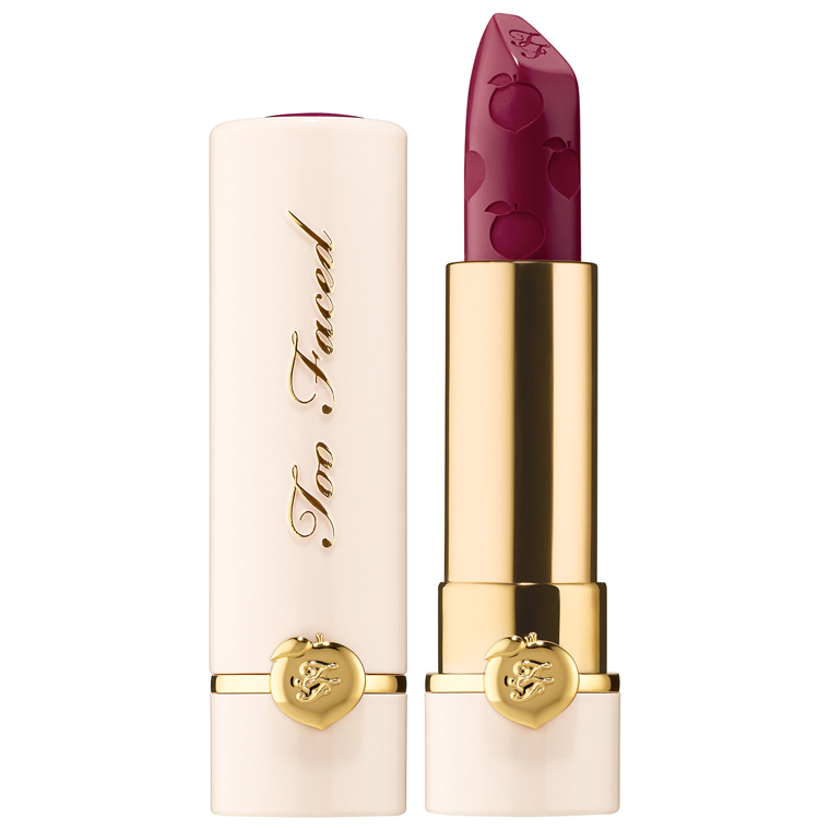 Too Faced Love is a Battlefield Peach Kiss Moisture Matte Long Wear Lipstick
