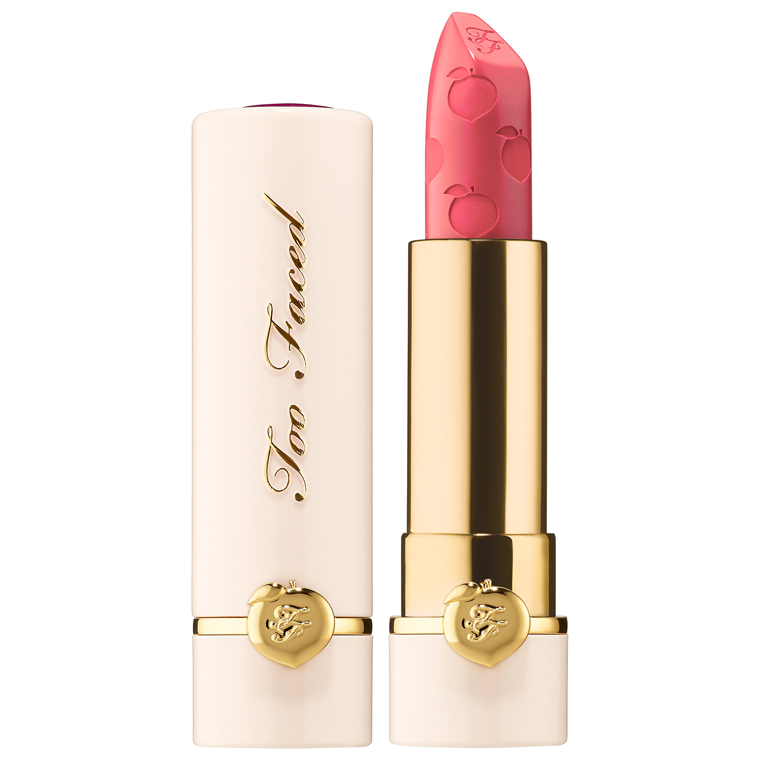 Too Faced Makeup Me Happy Peach Kiss Moisture Matte Long Wear Lipstick