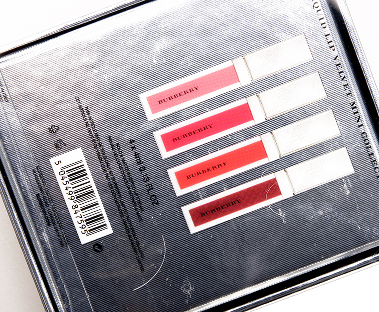 Burberry Holiday 2017 Liquid Lip Velvet Set