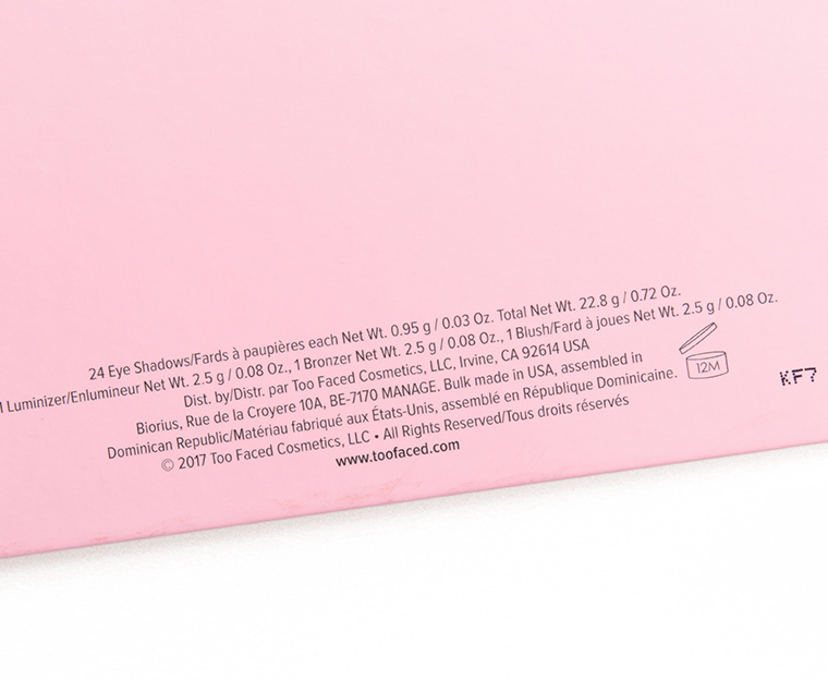 Too Faced Boss Lady Beauty Agenda Holiday 2017 Palette