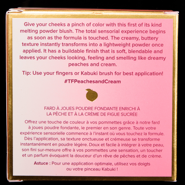 Too Faced Ginger Peach Peach My Cheeks Melting Powder Blush