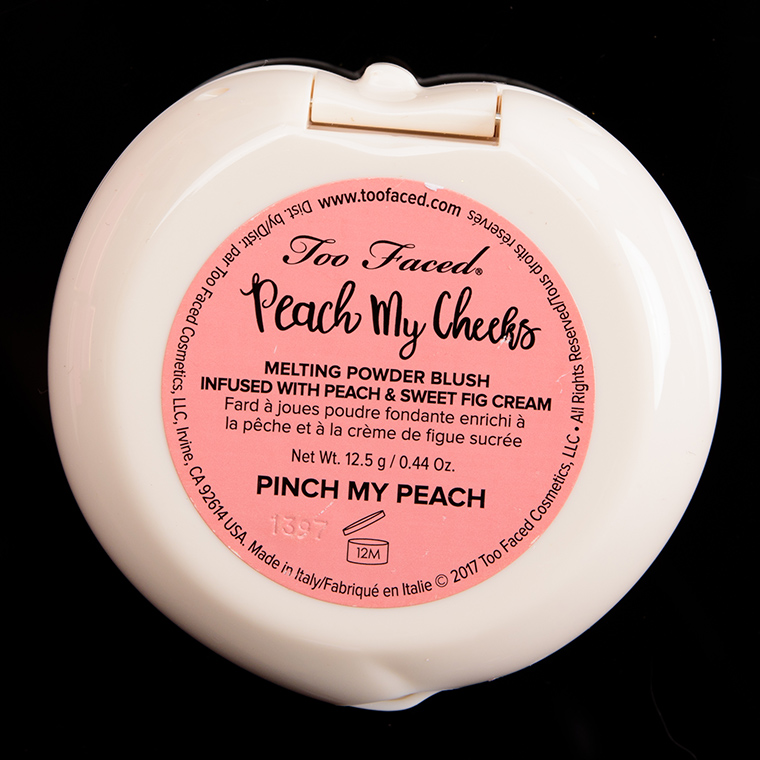 Too Faced Pinch My Peach Peach My Cheeks Melting Powder Blush