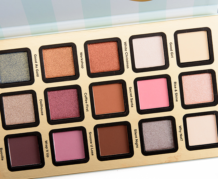 Too Faced Pretty Little Planner Holiday 2017 Palette