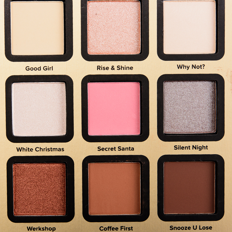 Too Faced Pretty Little Planner Holiday 2017 Palette