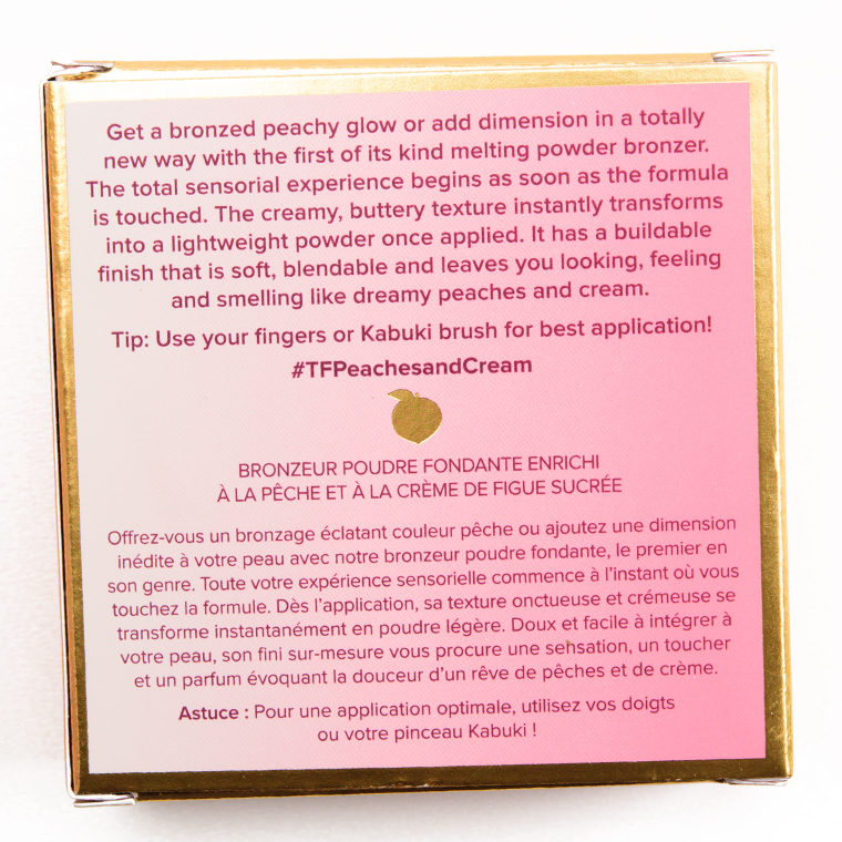Too Faced Toasted Peach Bronzed Peach Melting Powder Bronzer