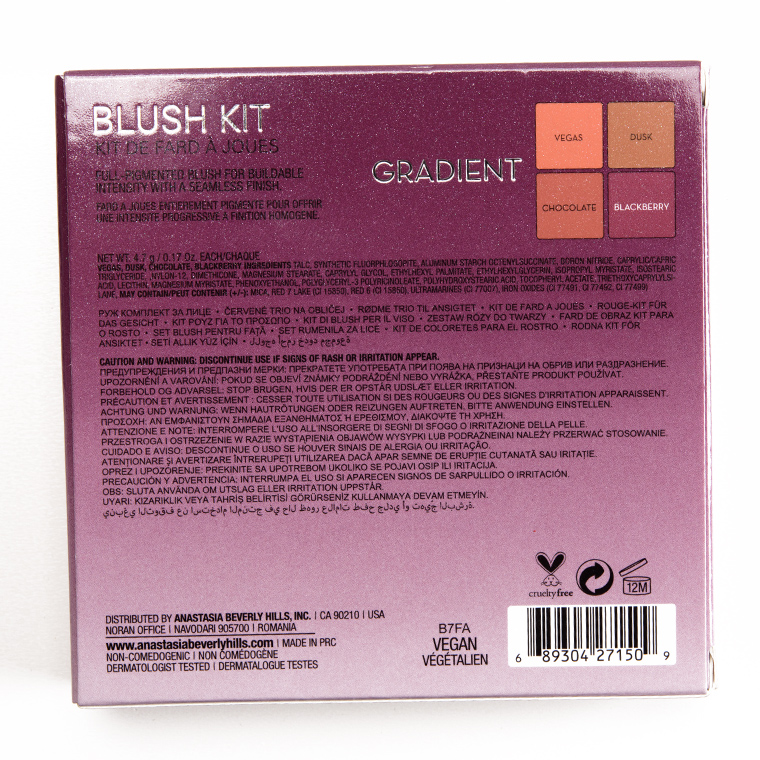 Anastasia Gradient Blush Kit