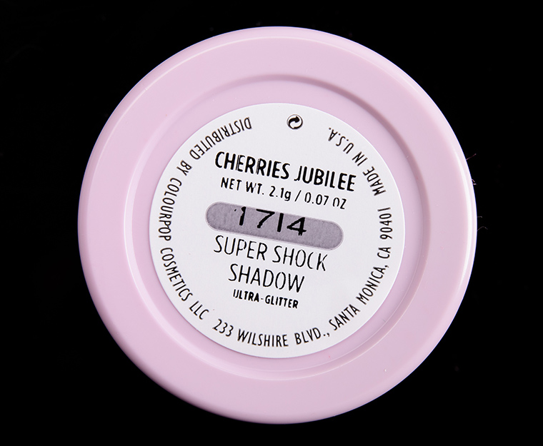 ColourPop Cherries Jubilee Super Shock Shadow