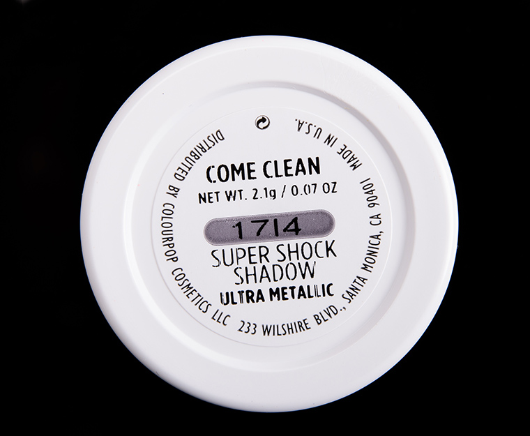 ColourPop Come Clean Super Shock Shadow