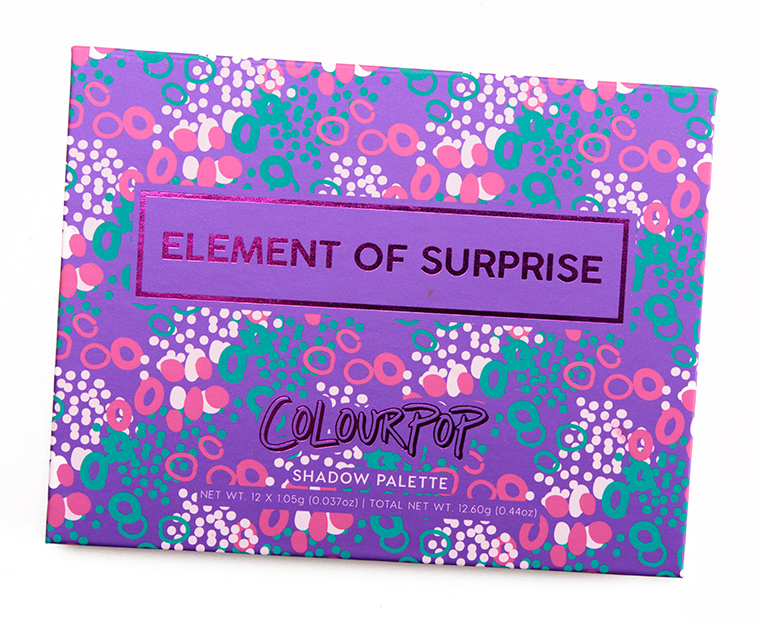 ColourPop Element of Surprise 12-Pan Pressed Powder Shadow Palette