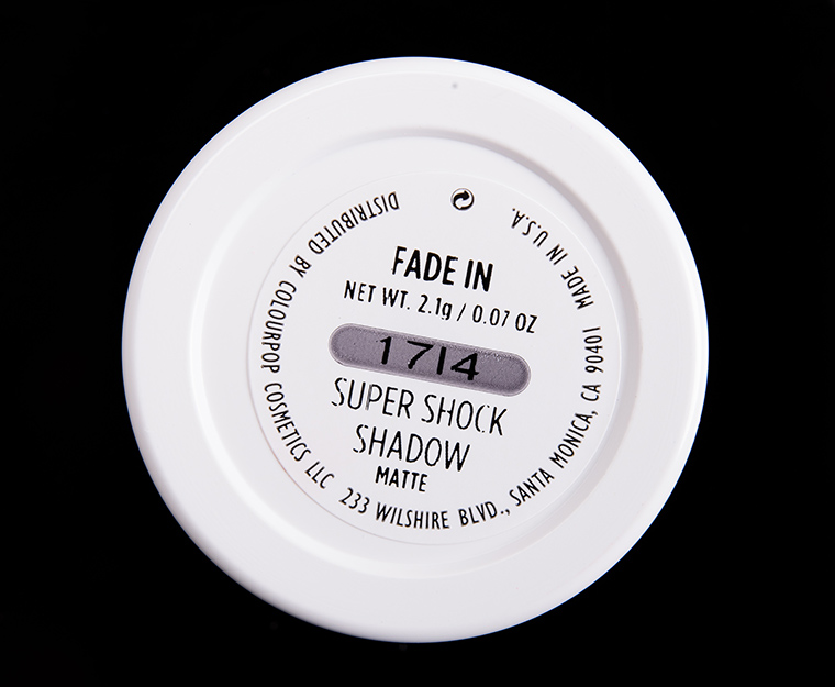 ColourPop Fade In Super Shock Shadow
