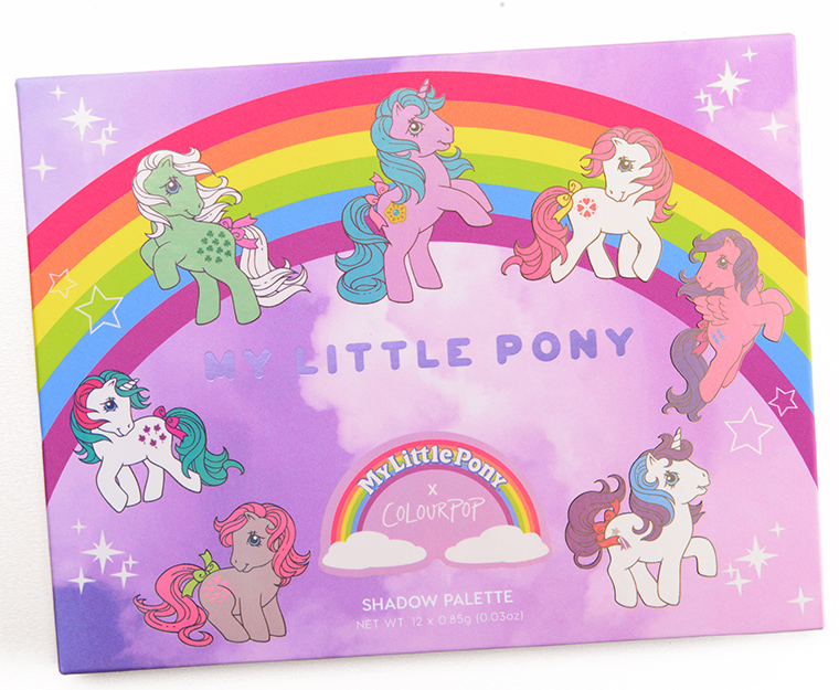 ColourPop My Little Pony Pressed Powder Shadow Palette Review Photos 