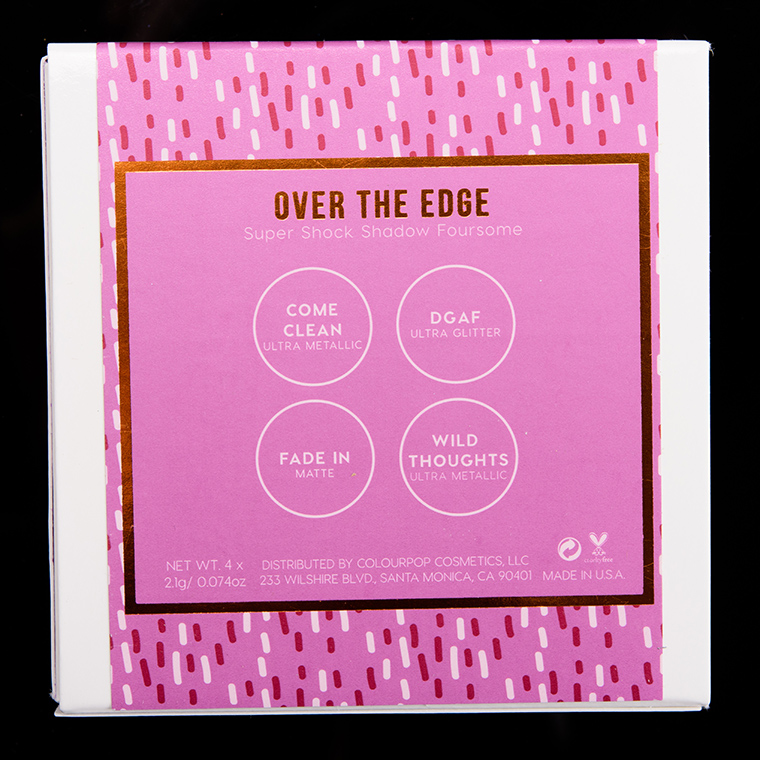 ColourPop Over the Edge Super Shock Shadow Quad