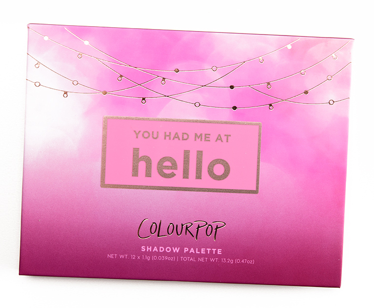 ColourPop You Had Me at Hello 12-Pan Pressed Powder Shadow Palette