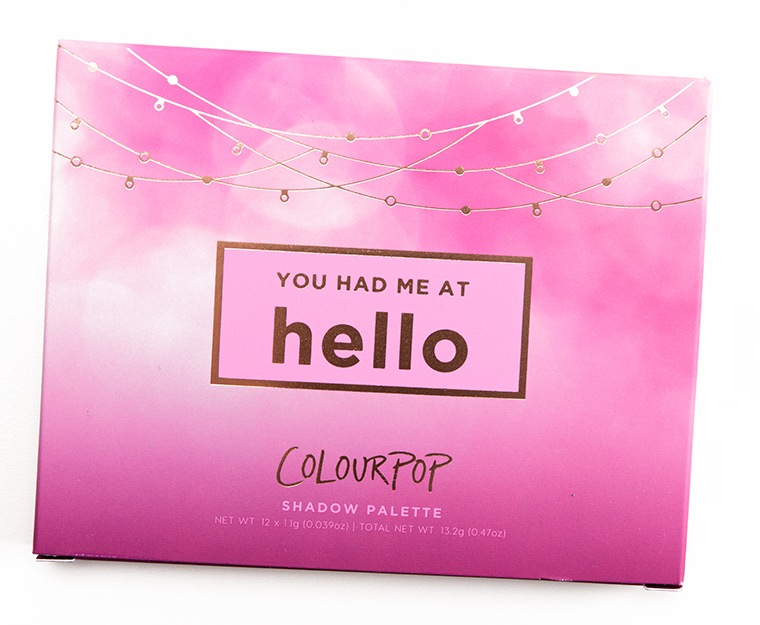 ColourPop You Had Me at Hello 12-Pan Pressed Powder Shadow Palette