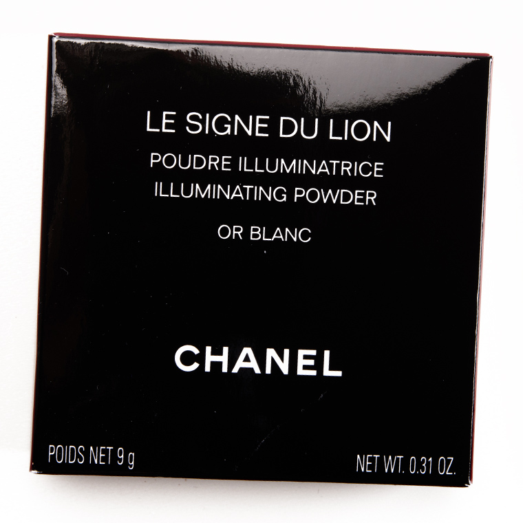 Chanel Or Blanc Le Signe du Lion Illuminating Powder