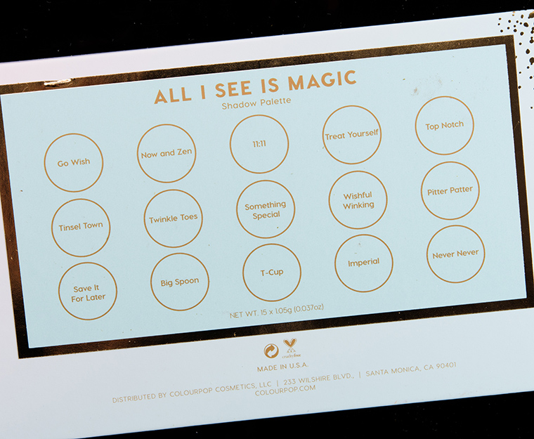 ColourPop All I See is Magic 15-Pan Shadow Palette
