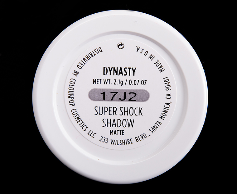 ColourPop Dynasty Super Shock Shadow