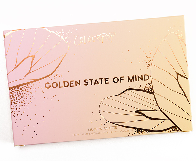 ColourPop Golden State of Mind 15-Pan Shadow Palette