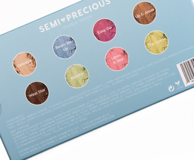 ColourPop Semi Precious 8-Pan Shadow Palette