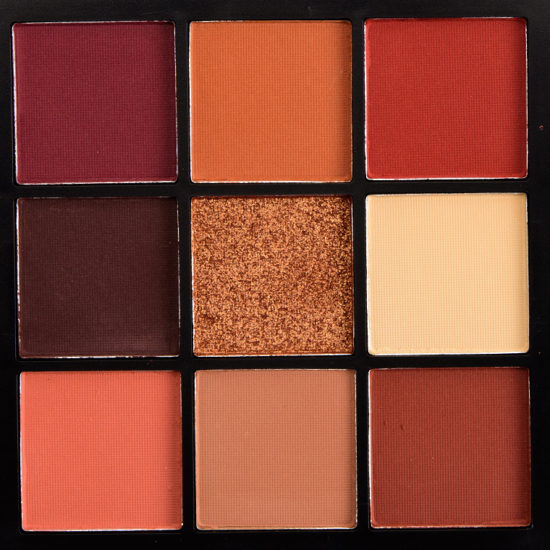 Huda Beauty Warm Browns Obsessions Eyeshadow Palette Review, Photos